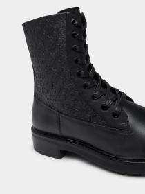 Черевики Calvin Klein Flat Combat Boot Mono Mix модель HW0HW02194-BEH Фото