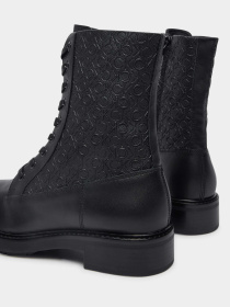 Черевики Calvin Klein Flat Combat Boot Mono Mix модель HW0HW02194-BEH Фото