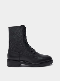 Ботинки Calvin Klein Flat Combat Boot Mono Mix модель HW0HW02194-BEH Фото