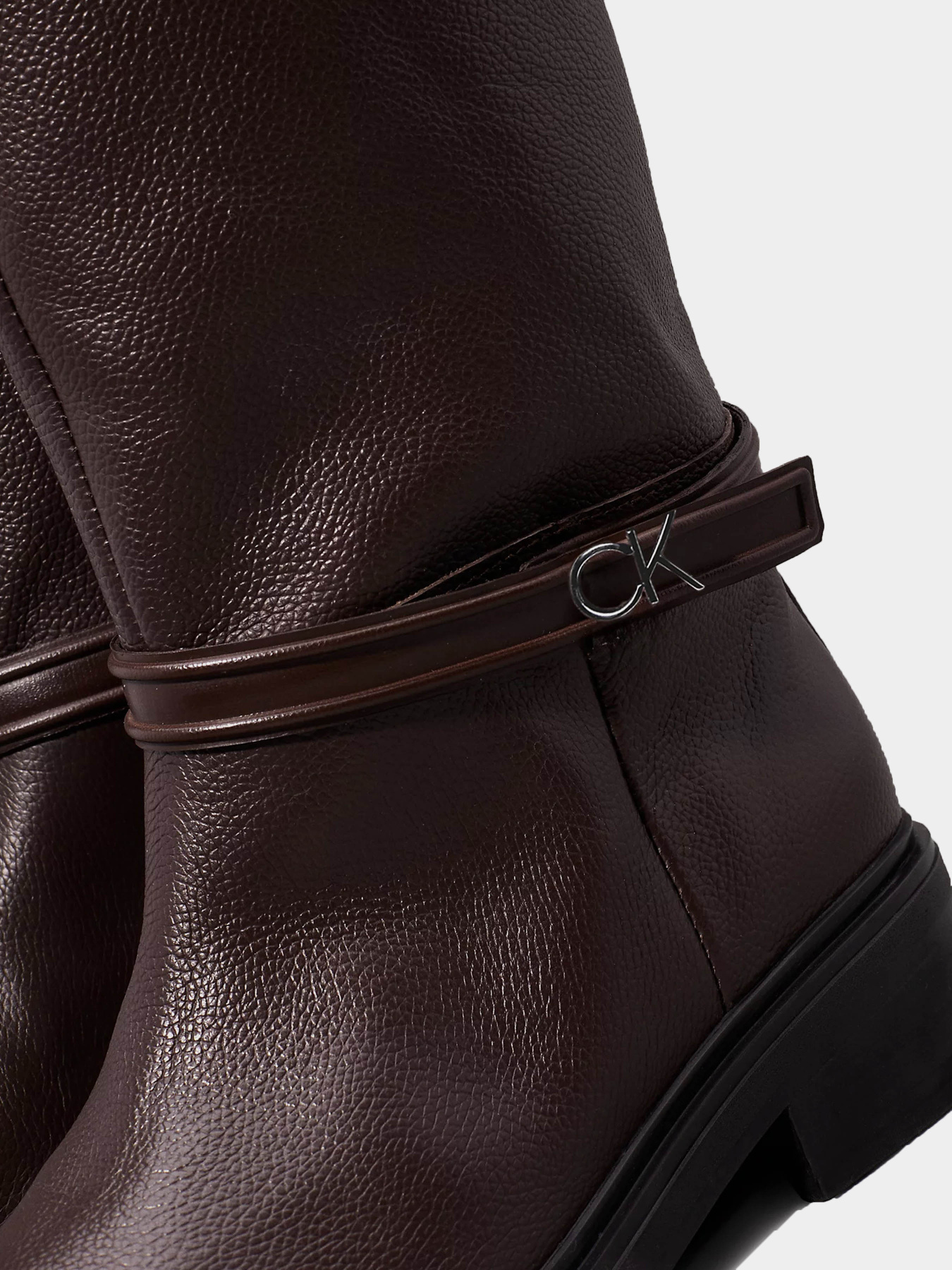 Чоботи Calvin Klein Heel Knee Boot 30 модель HW0HW02184-GUD Чоботи Calvin Klein Heel Knee Boot 30 модель HW0HW02184-GUD Фото