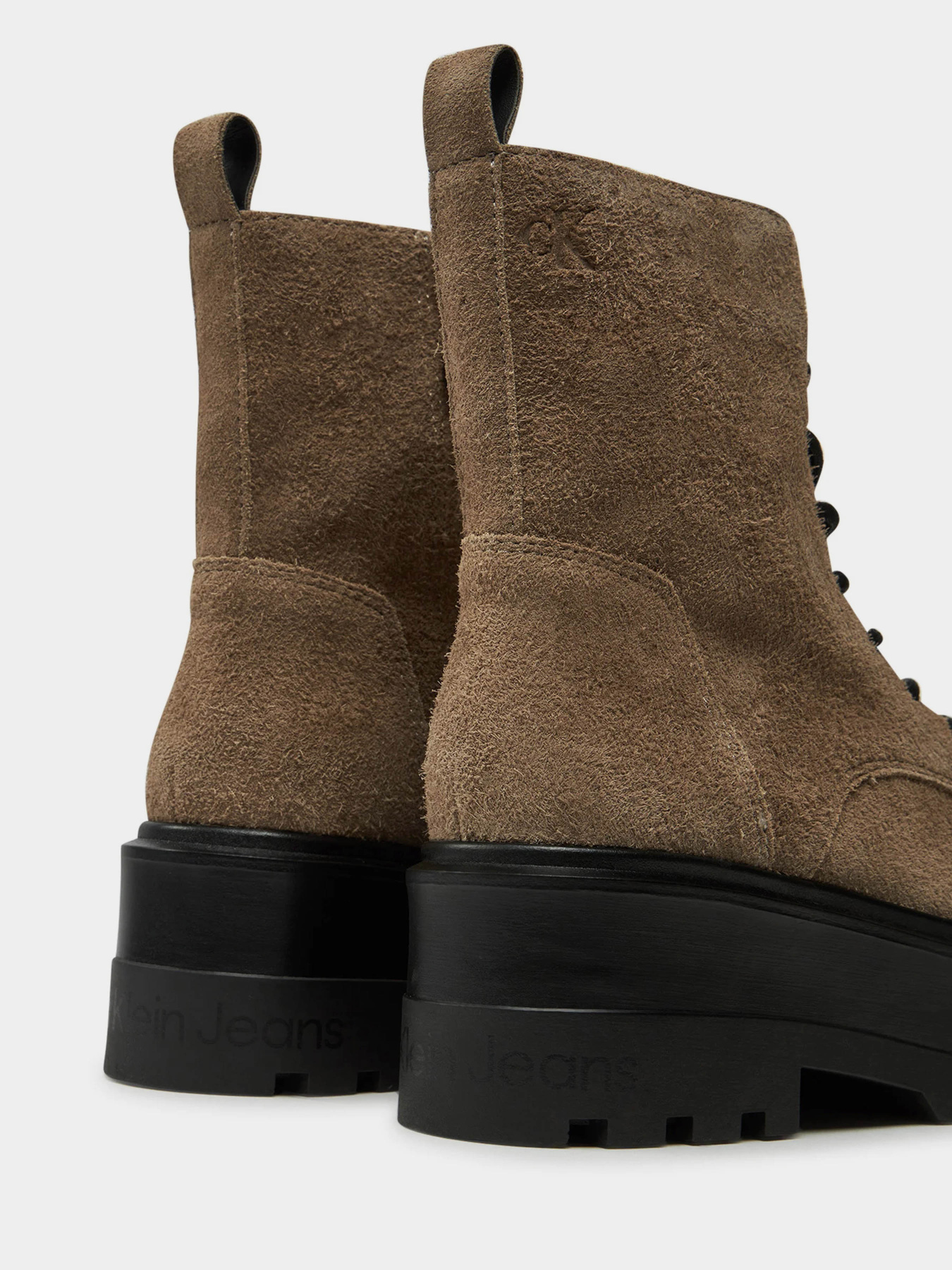 Ботинки Calvin Klein Flatform Zip Laceup модель YW0YW01554-0HF Фото