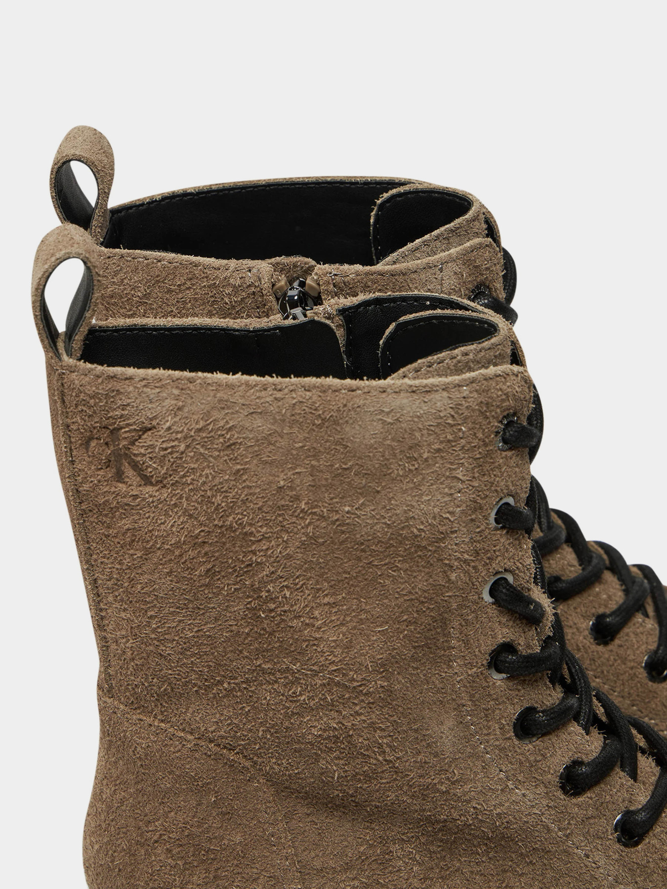 Ботинки Calvin Klein Flatform Zip Laceup модель YW0YW01554-0HF Фото