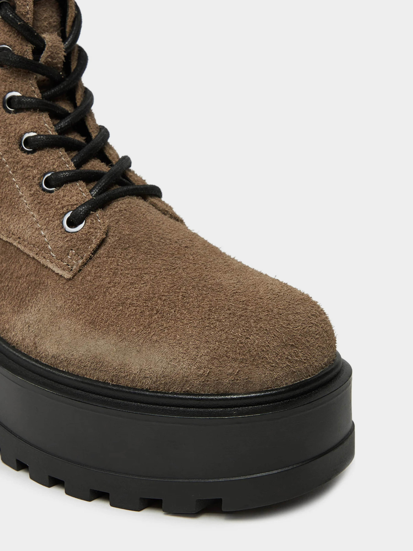 Ботинки Calvin Klein Flatform Zip Laceup модель YW0YW01554-0HF Фото