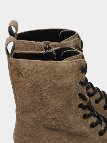 Ботинки Calvin Klein Flatform Zip Laceup модель YW0YW01554-0HF Фото