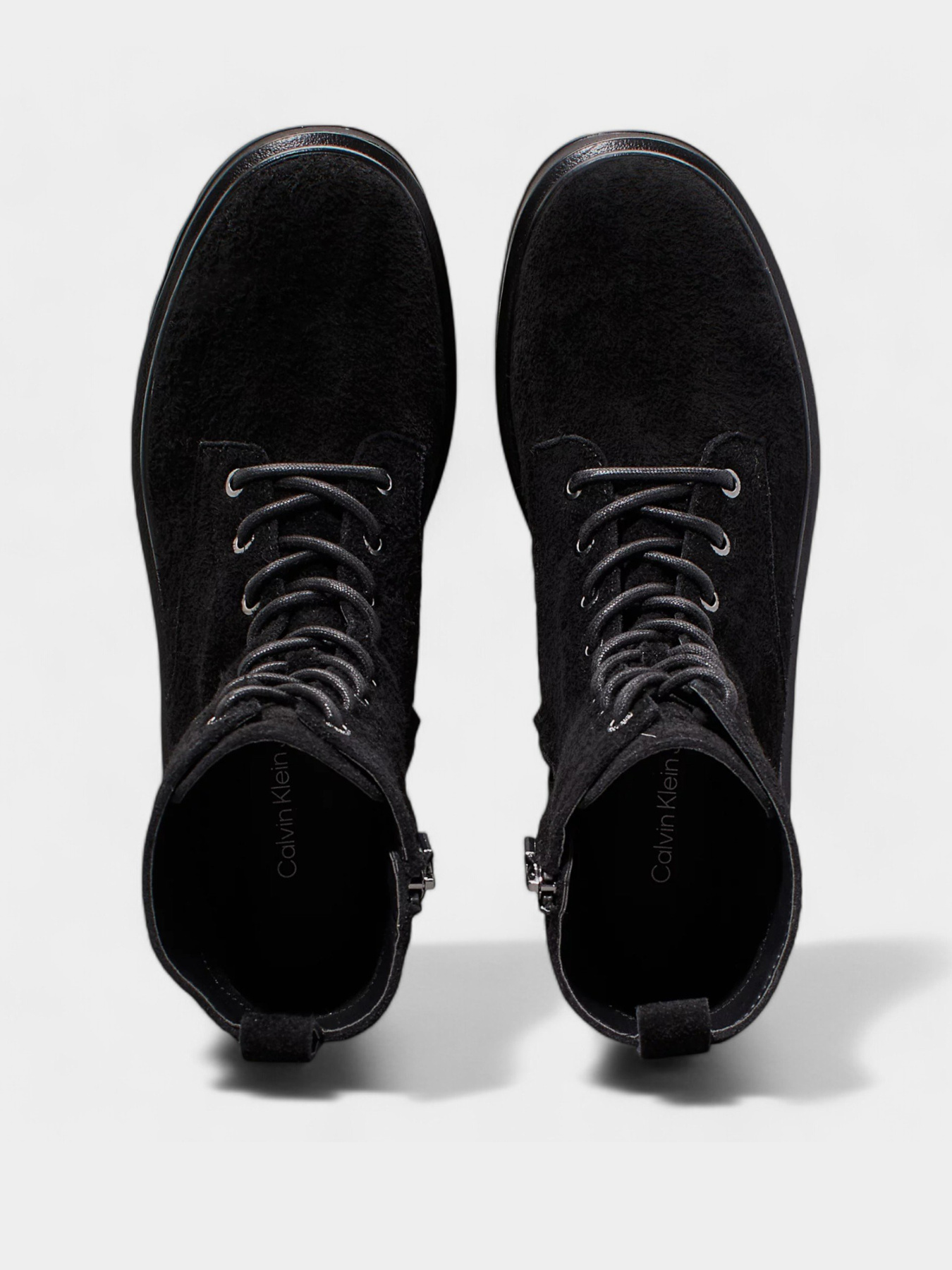 Черевики Calvin Klein Flatform Zip Laceup модель YW0YW01554-0GJ Фото