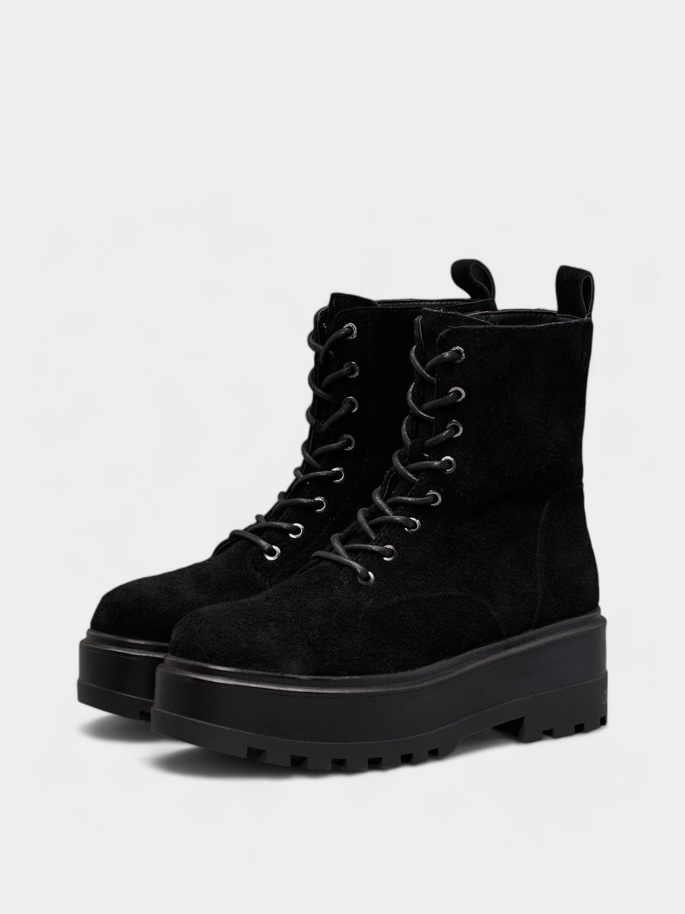 Черевики Calvin Klein Flatform Zip Laceup модель YW0YW01554-0GJ Фото