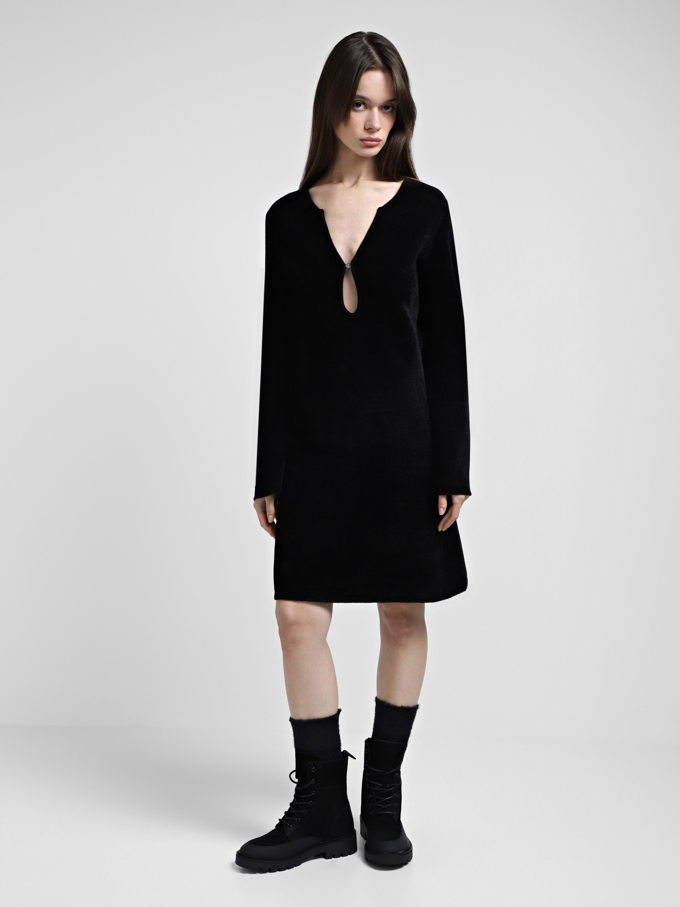 Ботинки Calvin Klein Combat Mid Lace Up модель YW0YW01599-0GJ Фото