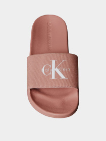 Шлепанцы Calvin Klein SLIDE MONOGRAM WN LOGO CK модель YW0YW01967-TZ6 Фото