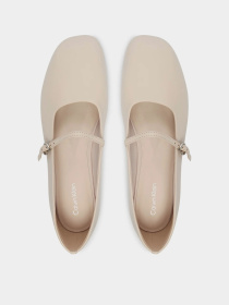 Балетки Calvin Klein OBLIQUE BALLERINA MJ LTH HDW модель HW0HW02847-ABH Фото