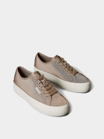 Кеди низькі Calvin Klein VULC FLATFORM LACE UP MOIRE модель YW0YW02012-PBO Фото