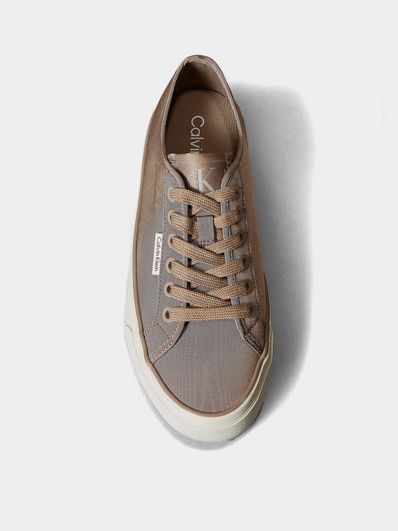 Кеди низькі Calvin Klein VULC FLATFORM LACE UP MOIRE модель YW0YW02012-PBO Фото