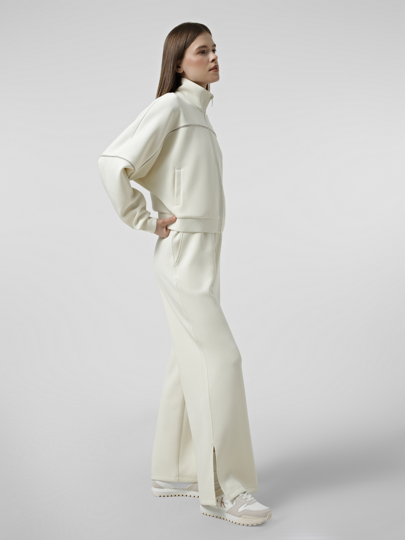 Кроссовки Calvin Klein TOOTHY RUNNER LACEUP MIX модель YW0YW02052-05P Фото