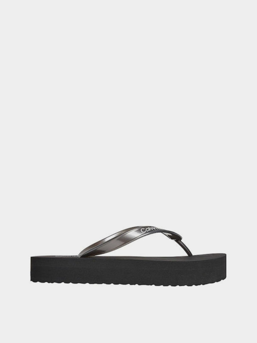 Шлёпанцы Calvin Klein FLATFORM FLIP FLOP MET TPU модель HW0HW03120-0GJ Фото