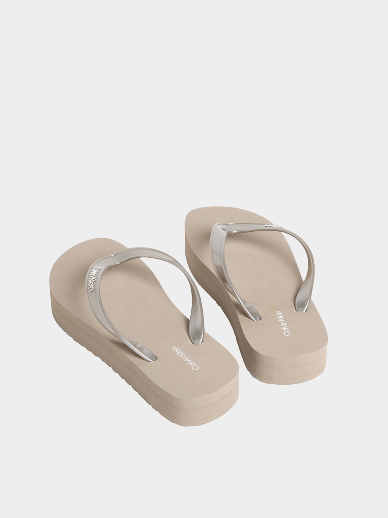 В'єтнамки Calvin Klein FLATFORM FLIP FLOP MET TPU модель HW0HW03120-PBO Фото