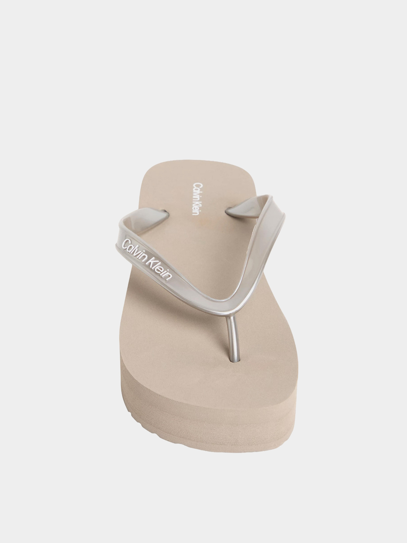 В'єтнамки Calvin Klein FLATFORM FLIP FLOP MET TPU модель HW0HW03120-PBO Фото