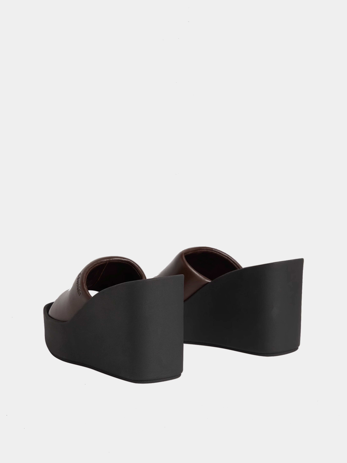 Шлёпанцы Calvin Klein WEDGE 70 SNDL MULE LTH модель HW0HW02881-0HN Фото