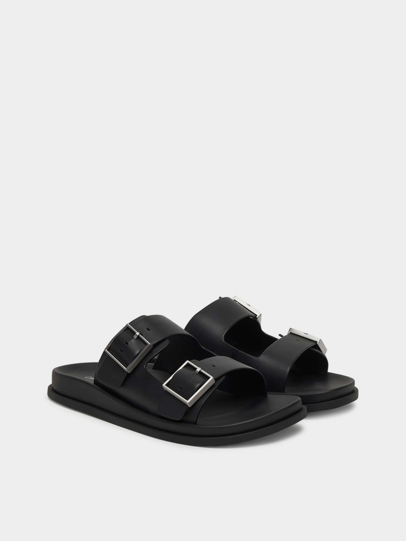 Шльопанці Calvin Klein CITY SANDAL BUCKLE LTH модель HW0HW02885-0GJ Фото