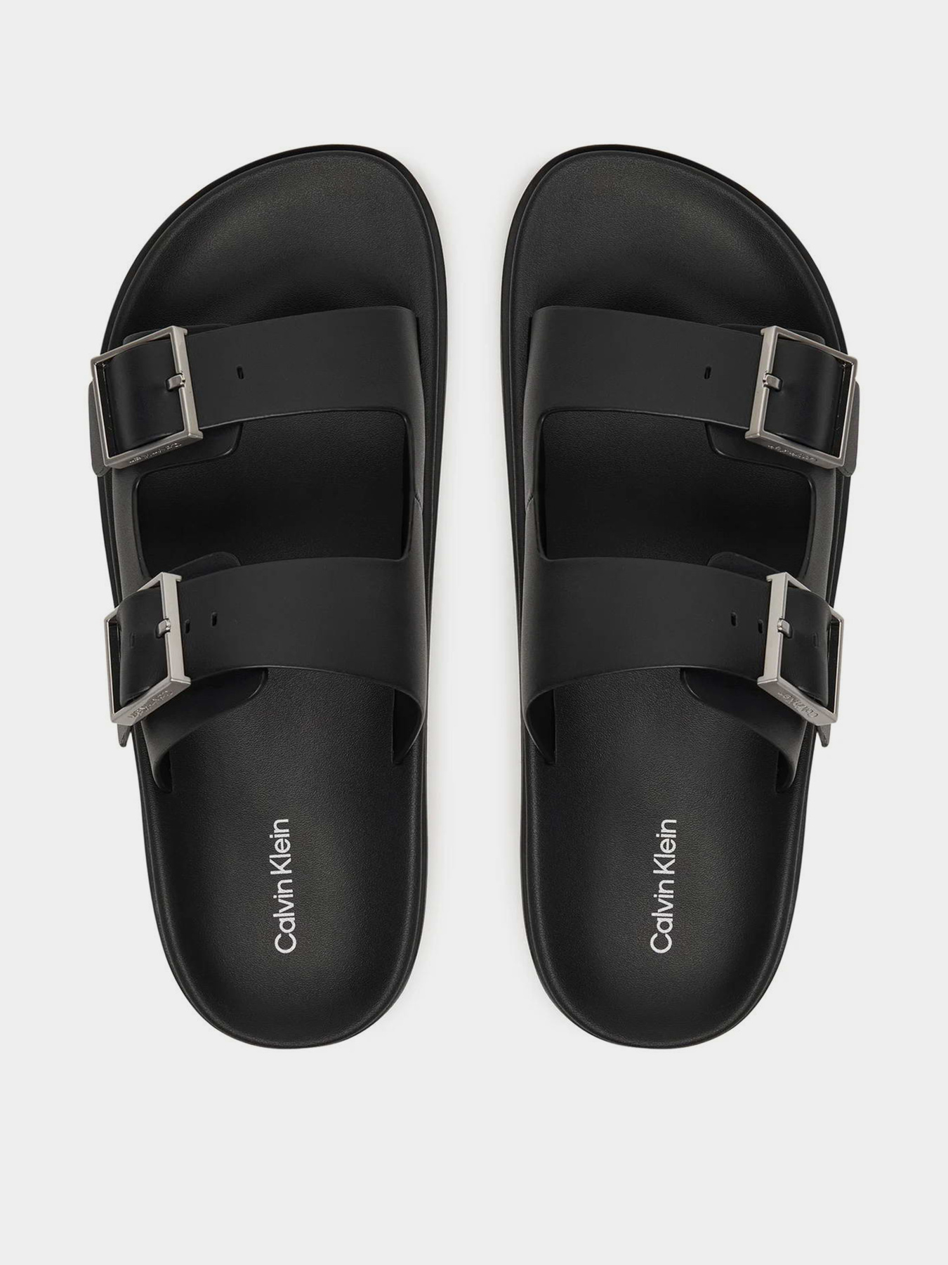 Шльопанці Calvin Klein CITY SANDAL BUCKLE LTH модель HW0HW02885-0GJ Фото