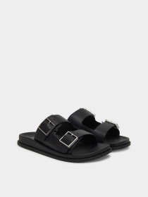 Шльопанці Calvin Klein CITY SANDAL BUCKLE LTH модель HW0HW02885-0GJ Фото