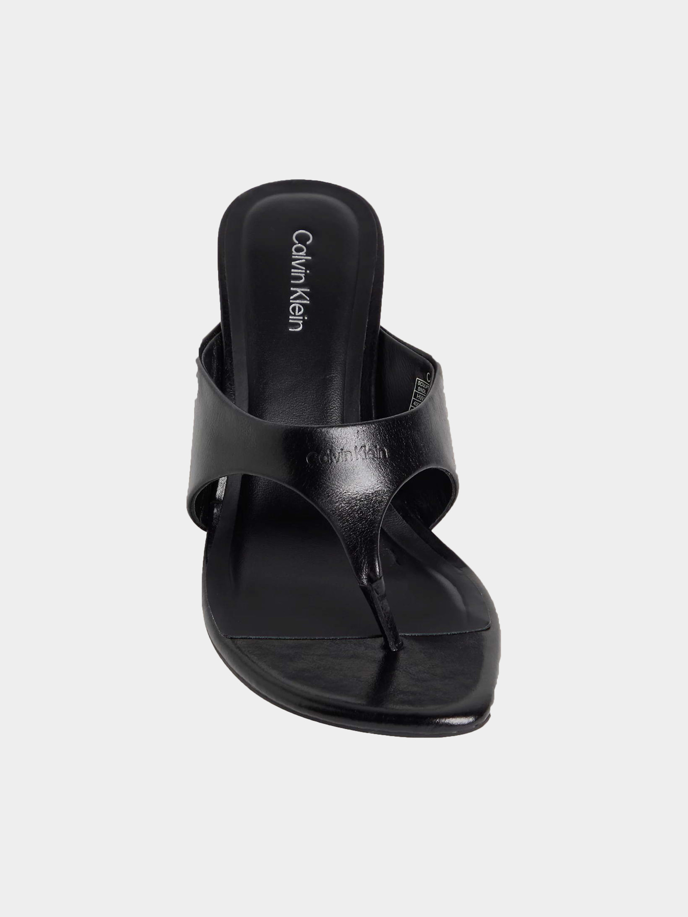 Мюли Calvin Klein SCULPT KITT HEEL SNDL THONG LT модель HW0HW02920-0GJ Фото
