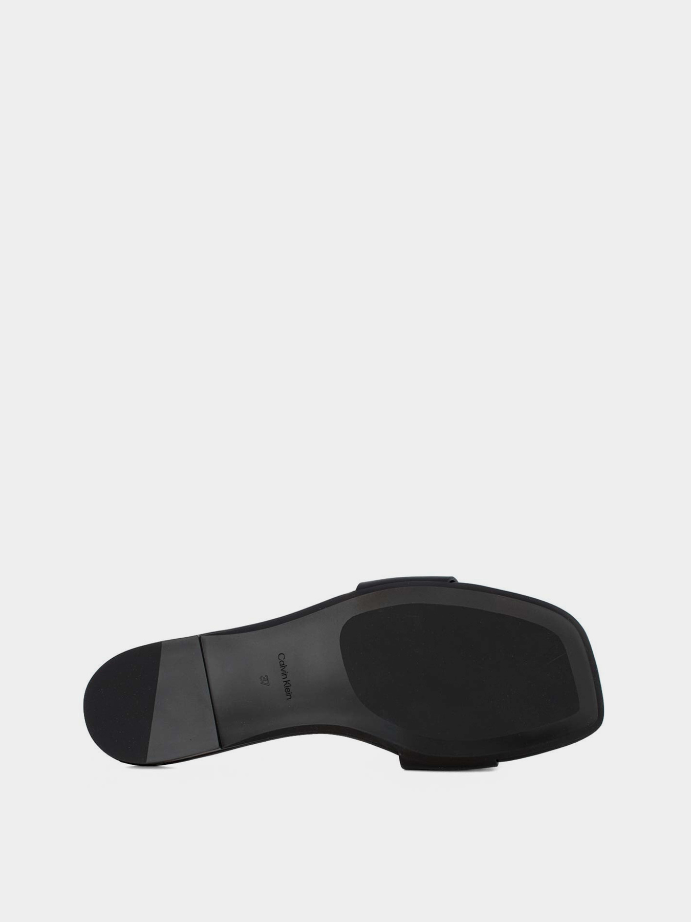 Шльопанці Calvin Klein SQUARE FLAT SANDAL EMBLEM модель HW0HW03128-0GJ Фото