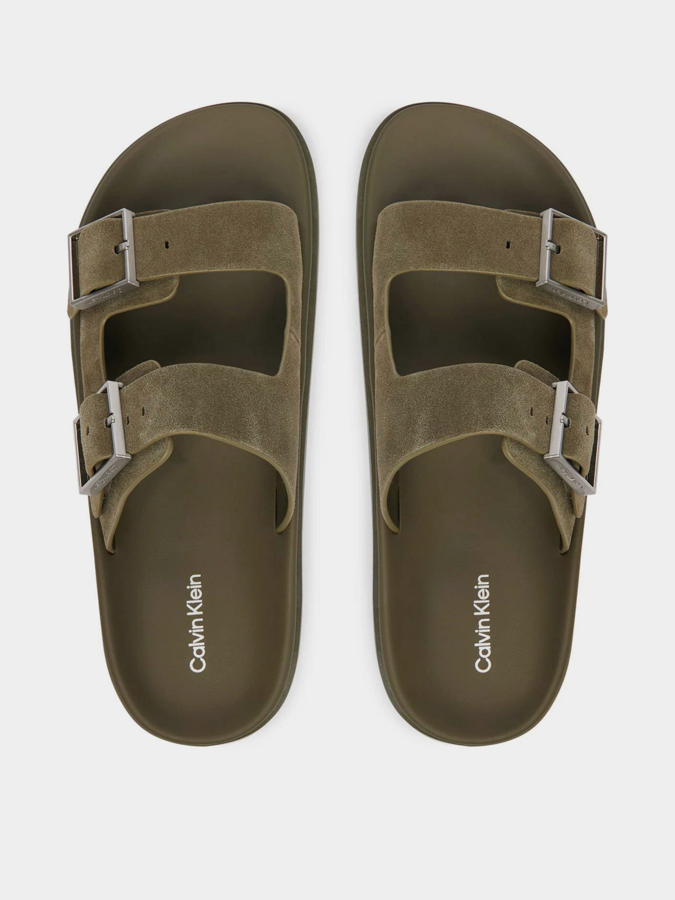 Шльопанці Calvin Klein CITY SANDAL BUCKLE SUEDE модель HW0HW03130-LDI Фото