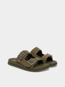 Шльопанці Calvin Klein CITY SANDAL BUCKLE SUEDE модель HW0HW03130-LDI Фото