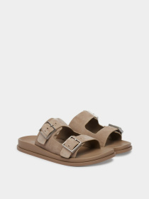Шльопанці Calvin Klein CITY SANDAL BUCKLE SUEDE модель HW0HW03130-PBO Фото