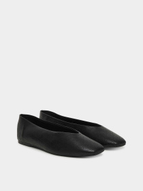 Туфли и лоферы Calvin Klein SQUARE BALLERINA AOP LTH модель HW0HW02936-0GT Фото
