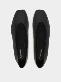 Туфли и лоферы Calvin Klein SQUARE BALLERINA AOP LTH модель HW0HW02936-0GT Фото