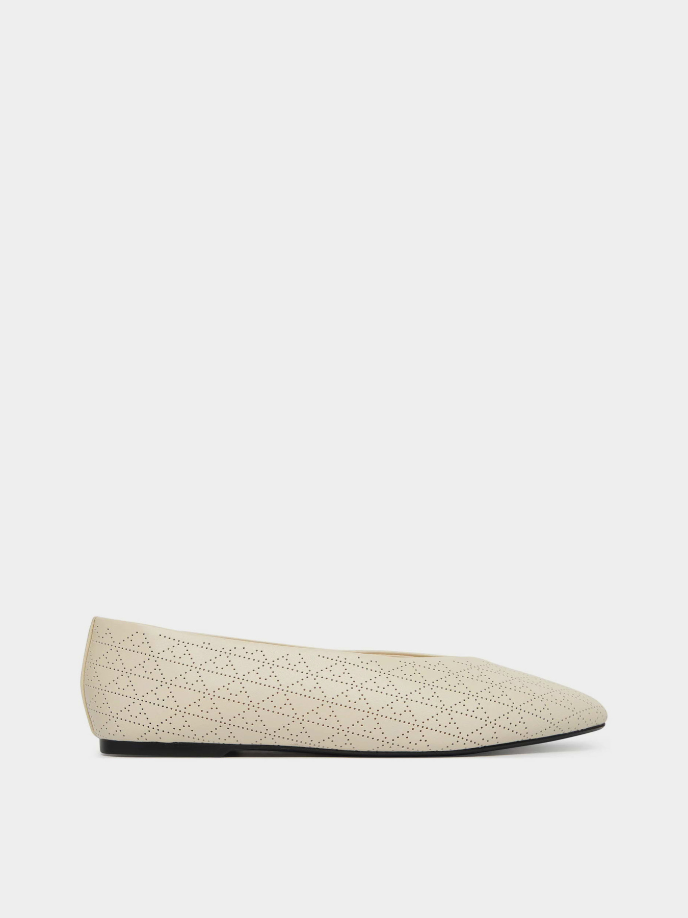 Туфли и лоферы Calvin Klein SQUARE BALLERINA AOP LTH модель HW0HW02936-Z01 Фото