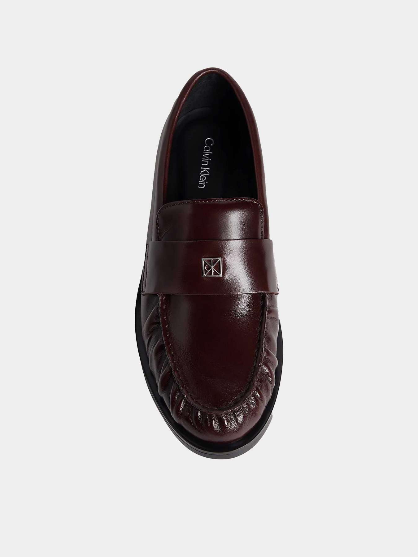 Лоферы Calvin Klein ROUND LOAFER LTH HDW модель HW0HW03031-VH2 Фото