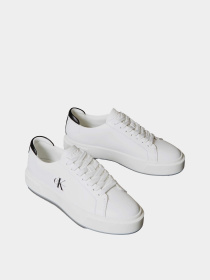 Кеды низкие Calvin Klein BASKET CUPS LACEUP LTH ML модель YW0YW01945-01W Фото