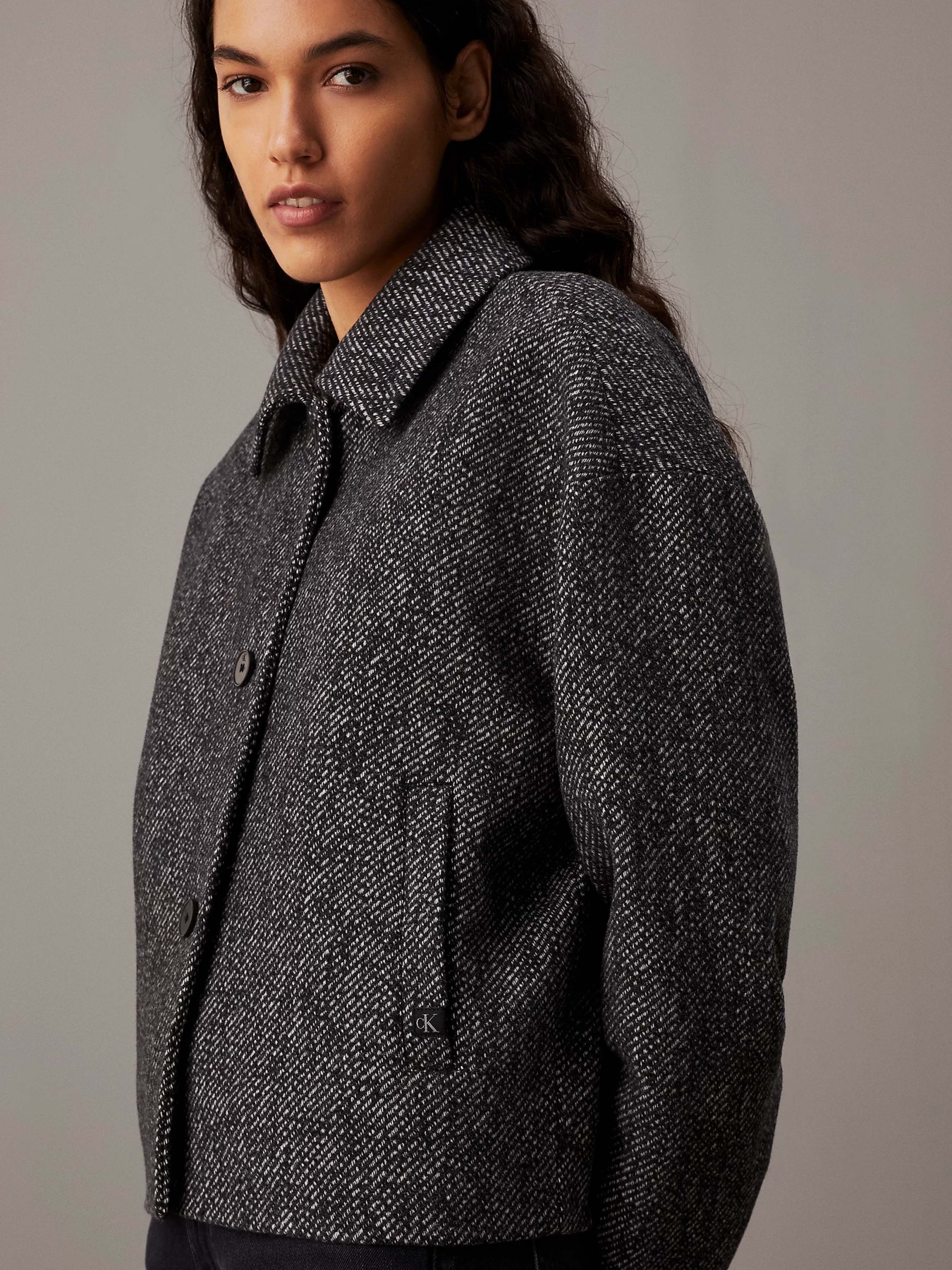 Пальто Calvin Klein Jeans модель J20J224128-P4O Фото