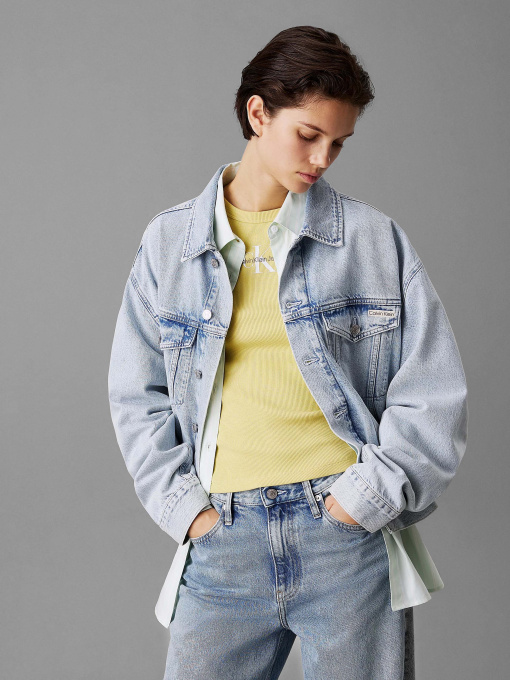 Джинсовая куртка Calvin Klein Jeans модель J20J225186-1AA Фото