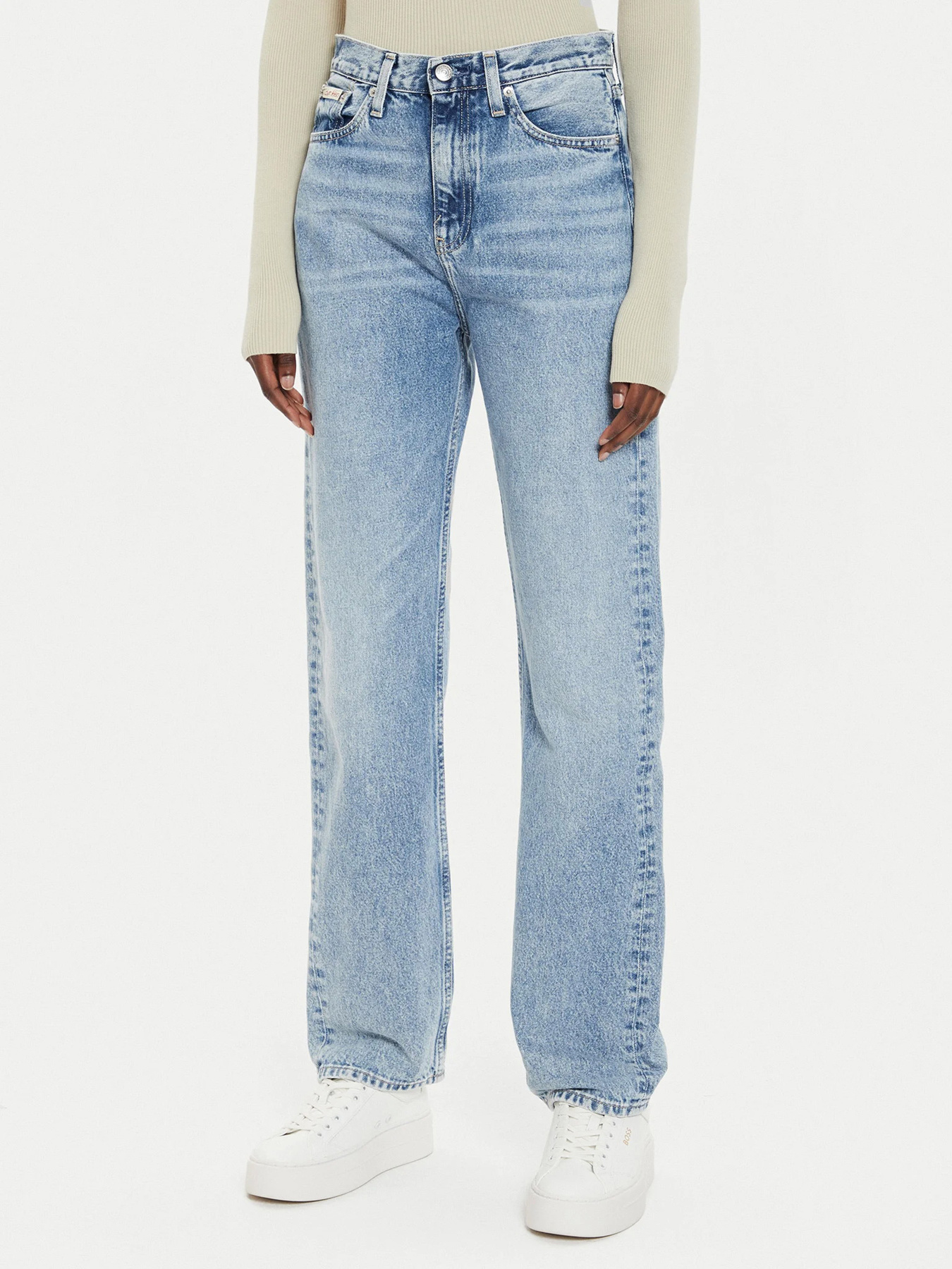 Прямые джинсы Calvin Klein Jeans модель J20J224007-1A4 Фото