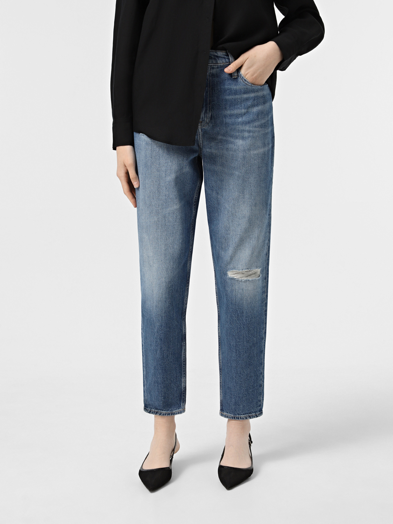 Джинсы мом Calvin Klein Jeans модель J20J225140-1A4 Фото