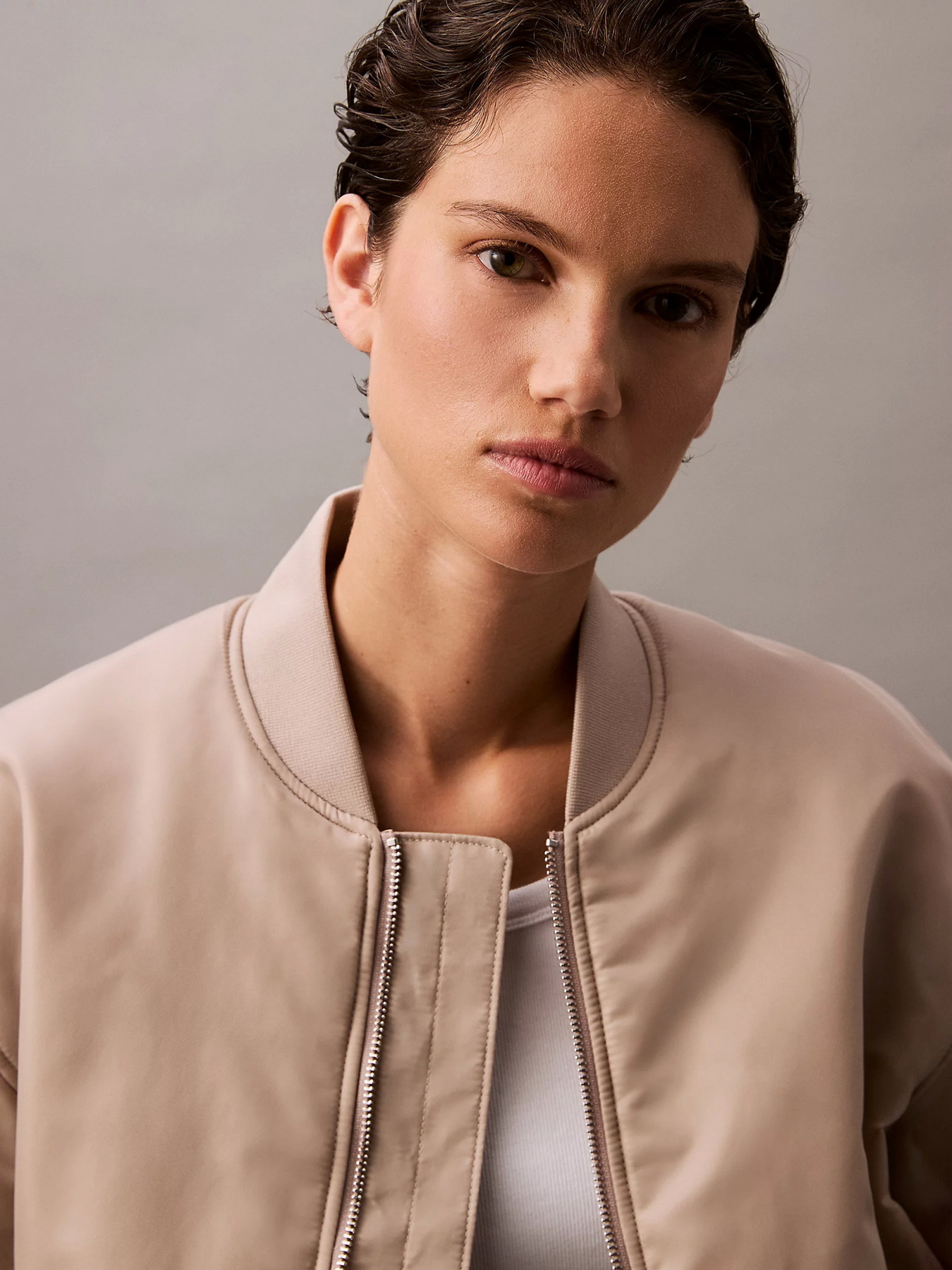 Бомбер Calvin Klein Jeans Ls Filled Nylon модель 00040WL591-PCF Фото