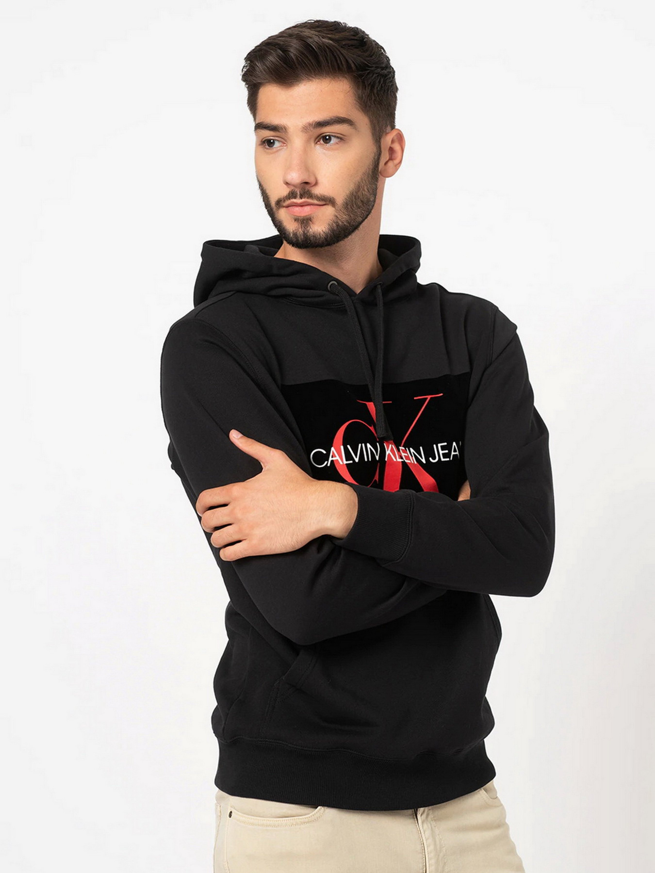 Худи Calvin Klein Jersey модель J30J320805_0GK Фото