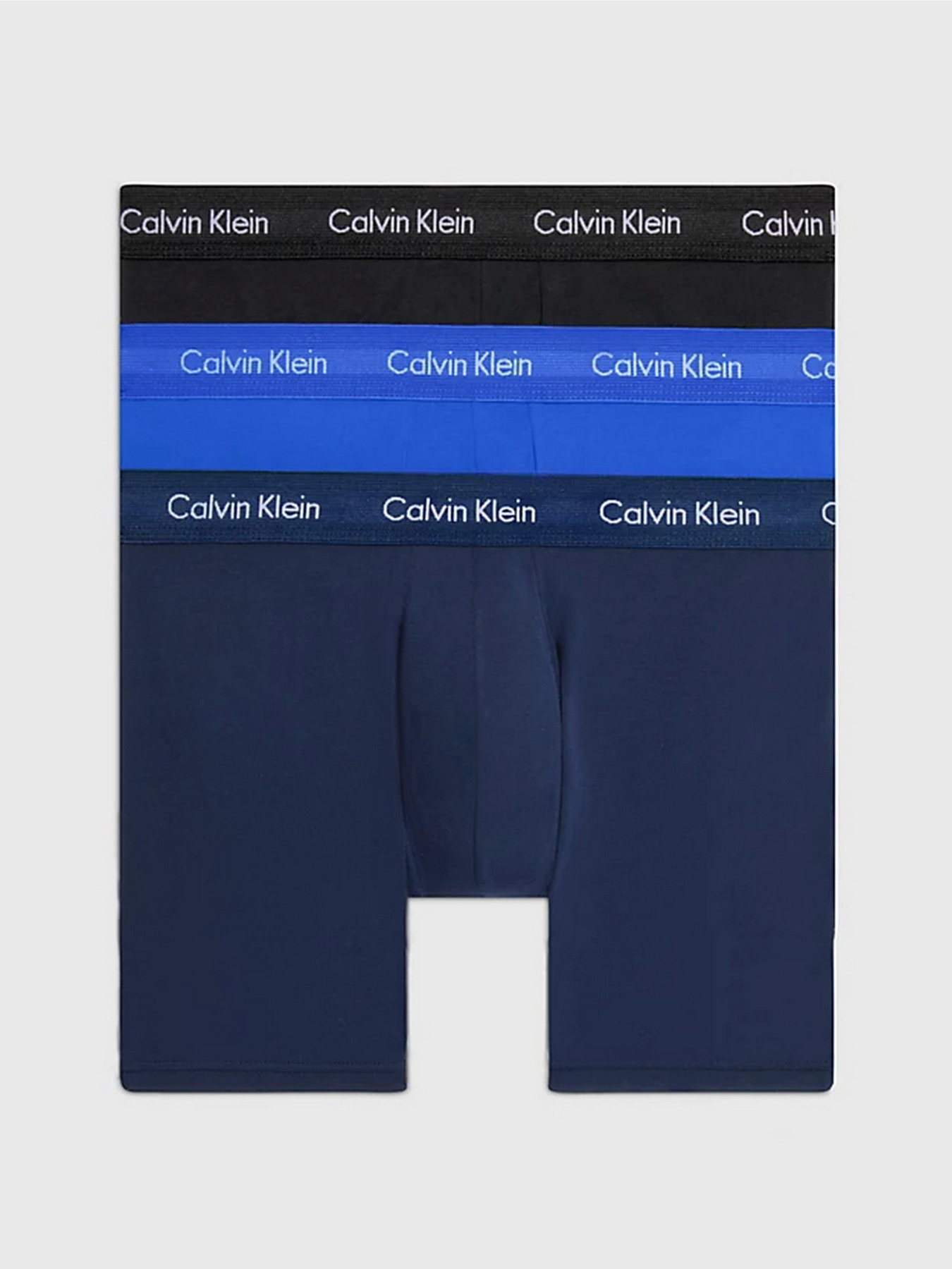Набір трусів Calvin Klein Underwear 3-Pack Boxers - Cotton Stretch модель 000NB1770A-4KU Фото