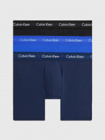 Набір трусів Calvin Klein Underwear 3-Pack Boxers - Cotton Stretch модель 000NB1770A-4KU Фото