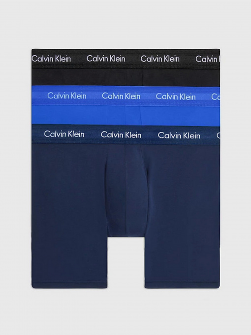 Набор трусов Calvin Klein Underwear 3-Pack Boxers - Cotton Stretch модель 000NB1770A-4KU Фото