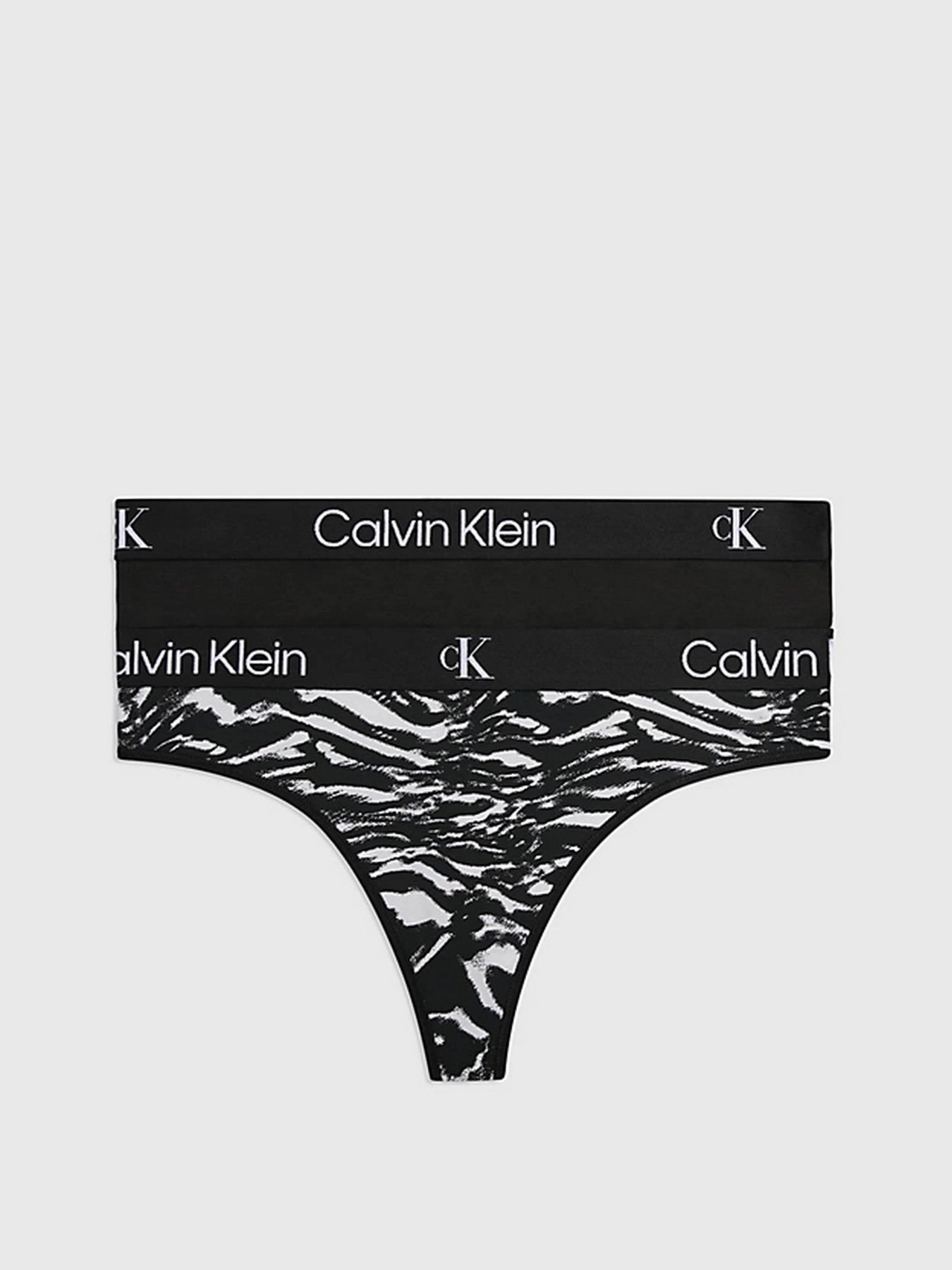Набор трусов Calvin Klein Underwear Modern Thong модель 000QD3990E-BIK Фото