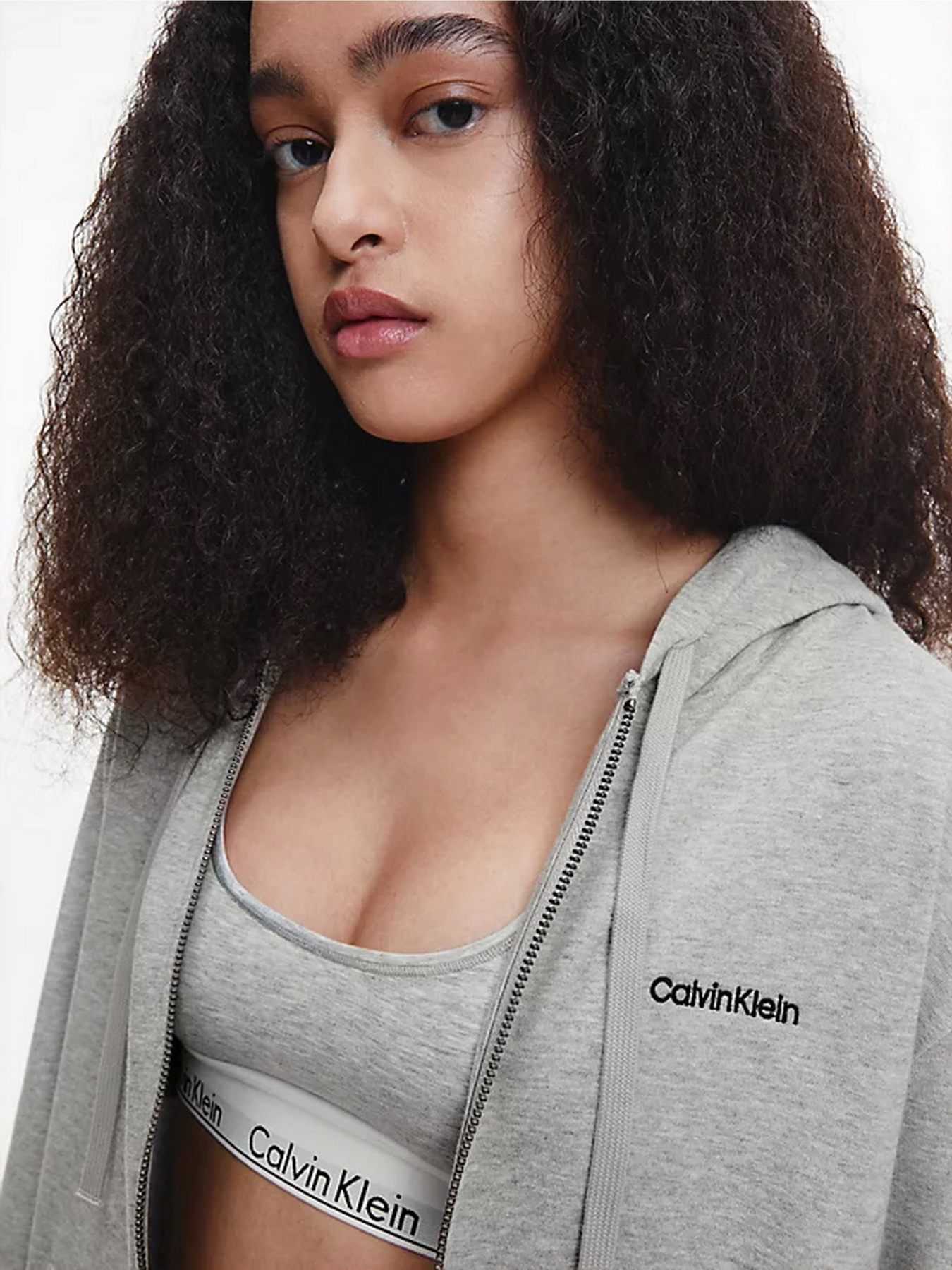 Кофта Calvin Klein Underwear Full Zip Hoodie модель 000QS6869E-P7A Фото