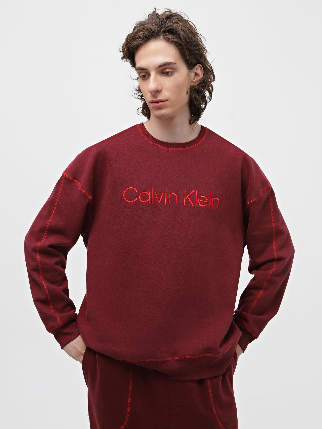 Свитшот Calvin Klein Underwear Ls Sweatshirt модель 000NM2458E-GEX Фото