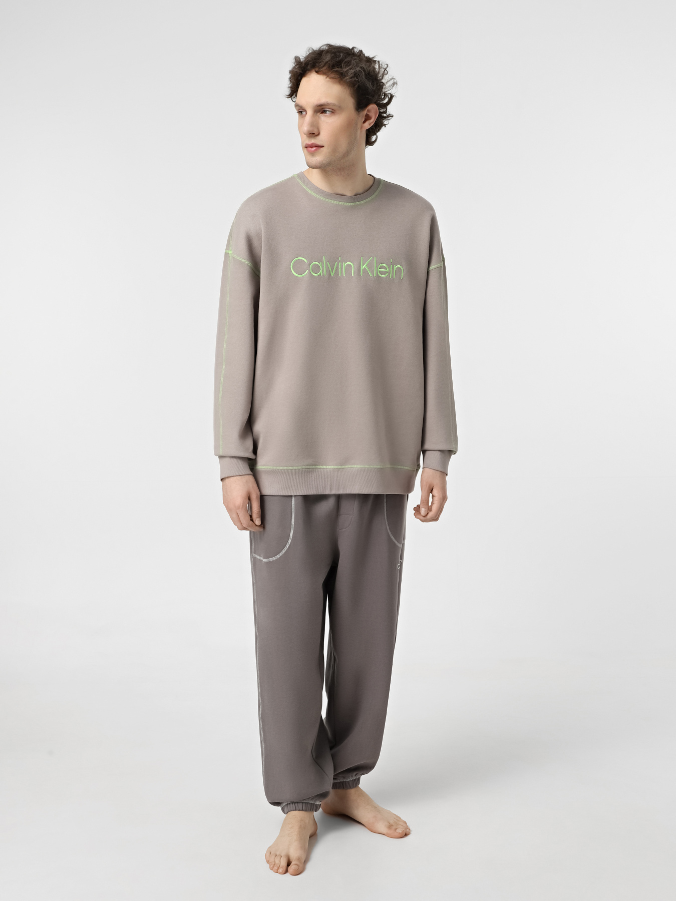 Свитшот Calvin Klein Underwear Ls Sweatshirt модель 000NM2458E-PET Фото