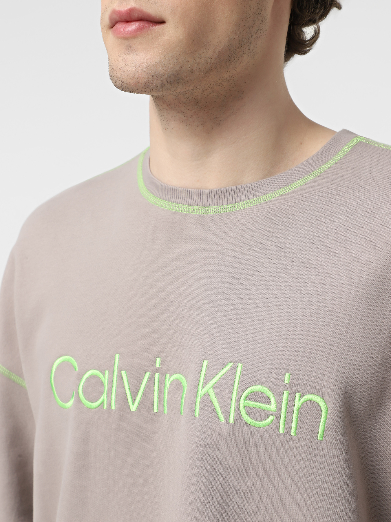 Світшот Calvin Klein Underwear Ls Sweatshirt модель 000NM2458E-PET Фото
