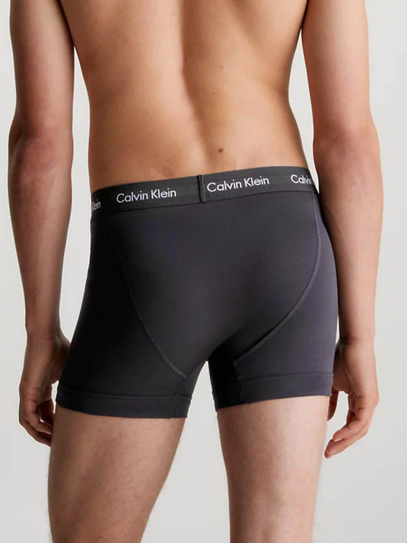 Набор трусов Calvin Klein Underwear 3 Pack Trunks - Cotton Stretch модель 0000U2662G-H4Y Фото