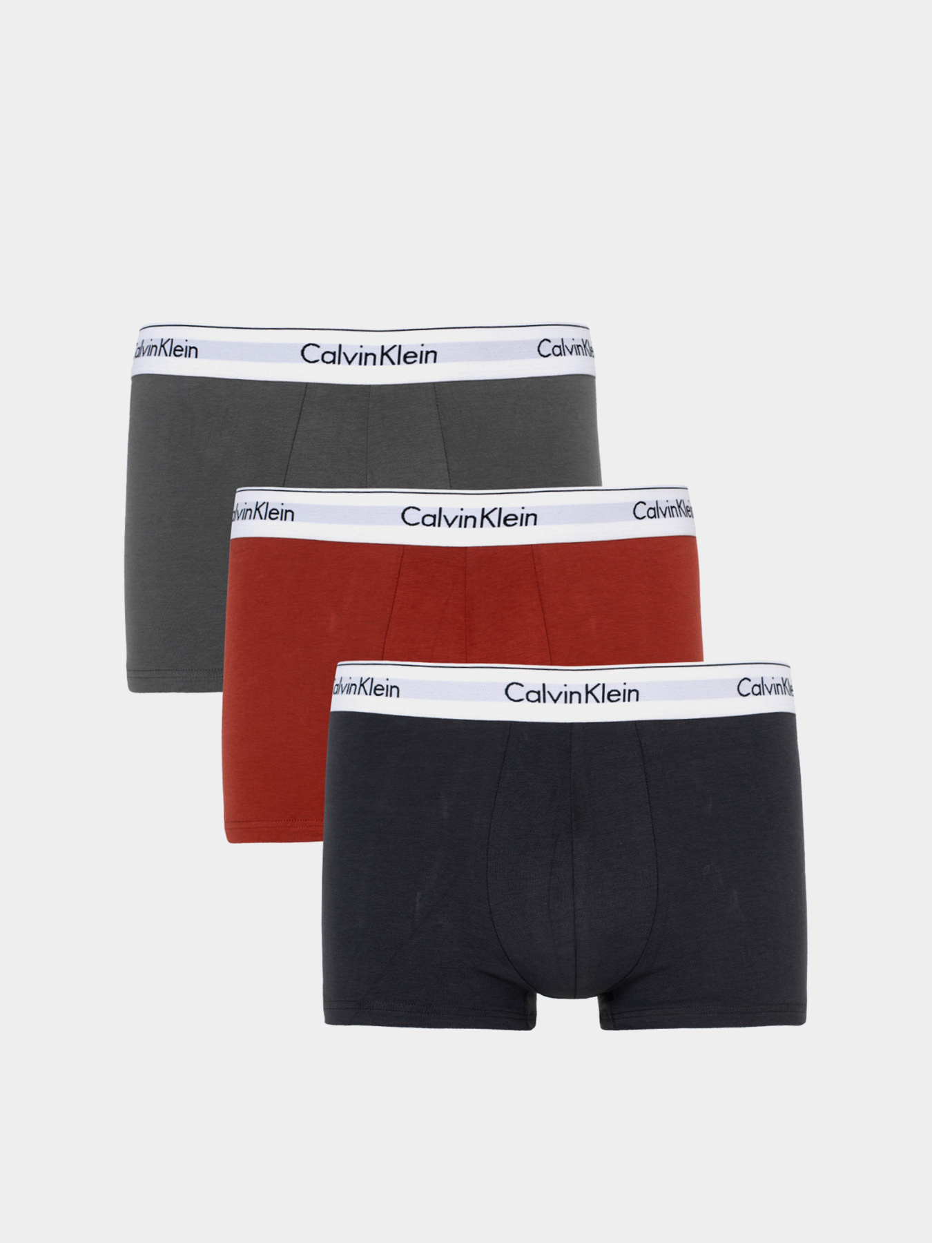Набор трусов Calvin Klein Underwear Trunk 3Pk модель 000NB2380A-GWF Фото