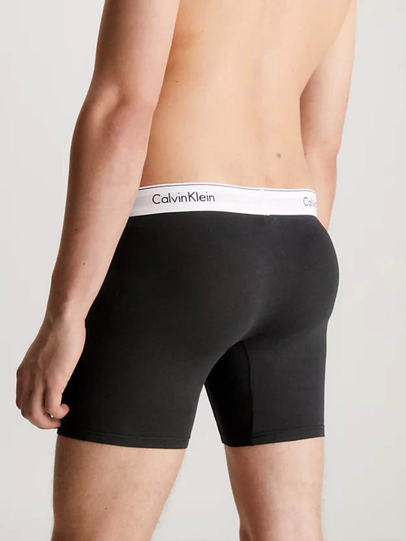 Набор трусов Calvin Klein Underwear 3 Pack Boxer Briefs - Modern Cotton модель 000NB2381A-GW4 Фото